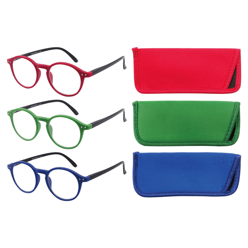 Unisex Plastic Fashion Reading Glasses B1990