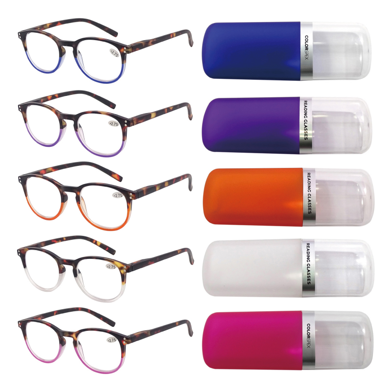 Unisex Plastic Fashion Reading Glasses B1958