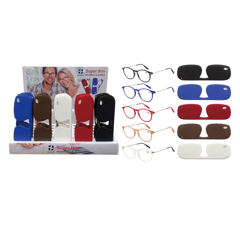 Unisex Metal Compact Reading Glasses D1808